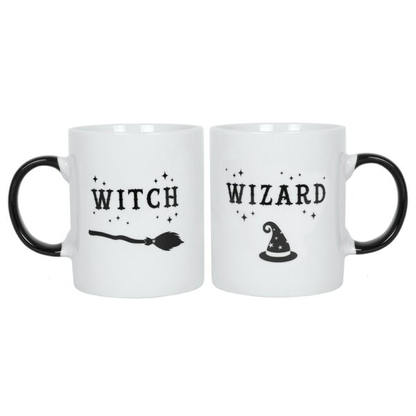 Image of Witch and Wizard Couples Mug Set